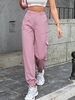 Flap Pocket Beam Feet Cargo Pants S Light pink