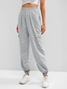 Flap Pocket French Terry Cargo Jogger Pants Xl Light gray