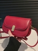 Flap Twisted Lock Crossbody Bag