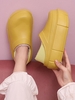 Fleece Lined Lounge Platform Warm Slippers