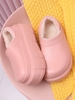 Fleece Lined Lounge Platform Warm Slippers
