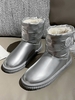 Fleece Lined Puffer Padded Winter Snow Boots