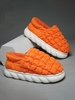 Fleece Lined Quilted Padder Puffer Warm Slippers