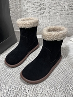 Fleece Lined Warm Winter Snow Ankle Boots