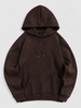 Fleece Lining Essentials Pullover Hoodie L Deep coffee