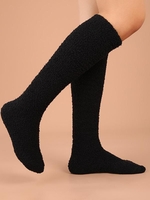 Fleece Over The Calf Socks