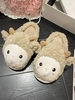 Fleece Sheep Closed Toe Slippers