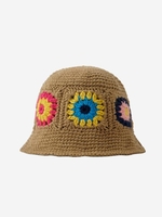 Floral Crochet Bucket Hat