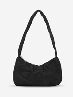 Floral Embroidered Zippered Shoulder Bag