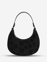Floral Jacquard Canvas Shoulder Hobo Bag