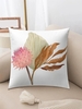 Floral Leaves Pattern Plush Pillowcase