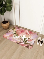 Floral Pattern Floor Mat