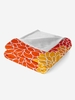 Floral Pattern Printed Couch Bedroom Blanket