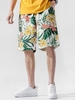 Floral Print Drawstring Casual Beach Shorts Xl