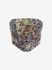 Flower Jacquard Bandeau Corset Top L Coffee