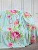 Flower Pattern Flannel Blanket