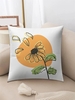 Flower Pattern Plush Pillowcase