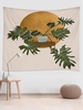 Flowerpot and Plant Print Tapestry
