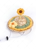 Flowers Knitting Decor Pet Straw Hat