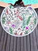 Flowers Plant Printing Beach Towel