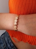 Flowers Shape Metal Bracelet