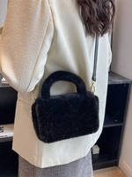 Fluffy Faux Fur Crossbody Bag