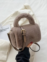 Fluffy Faux Fur Crossbody Bag