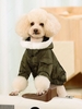 Fluffy Faux Fur Hooded Waterproof Padded Jacket