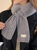 Fluffy Faux Fur Knit Thermel Scarf