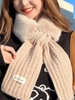 Fluffy Faux Fur Knit Thermel Scarf