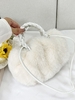 Fluffy Faux Fur Shoulder Tote Mini Bag