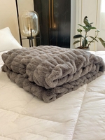 Fluffy Faux Fur Winter Blanket