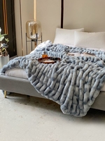 Fluffy Faux Fur Winter Blanket
