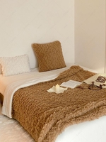 Fluffy Faux Sherpa Double-layer Winter Thicken Blanket