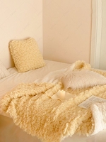 Fluffy Faux Sherpa Double-layer Winter Thicken Blanket