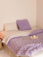 Fluffy Faux Sherpa Double-layer Winter Thicken Blanket