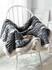 Fluffy Fuzzy Fleece Abstract Pattern Sofa Bedroom Blanket