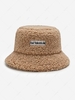 Fluffy Letters Embroidery Bucket Hat