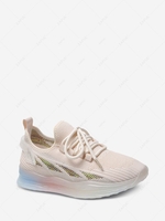 Fly Knit Jelly Sole Running Shoes