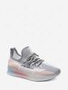 Fly Knit Letter Pattern Jelly Sole Running Shoes
