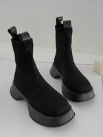 Fly Knit Thick Bottom Sock Boots