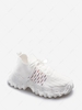 Fly Weaving Heathered Thick-soled Sports Shoes