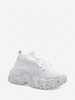 Fly Weaving Thick-soled Sports Shoes