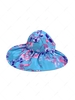 Foldable Flower Pattern Summer UV Protection Visor Cap