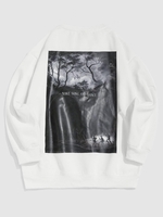 Forest Song And Dance Graphic Print Fleece-lined Sweatshirt Xs White