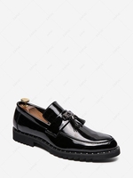 Fringe Decor Slip On Business Formal Shoes