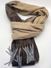 Fringed Colorblock Winter Scarf