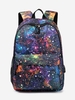 Galaxy Print Backpack with USB Charging Port