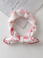 Geo Flamingo Pattern Scarf