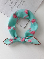 Geo Flamingo Pattern Scarf